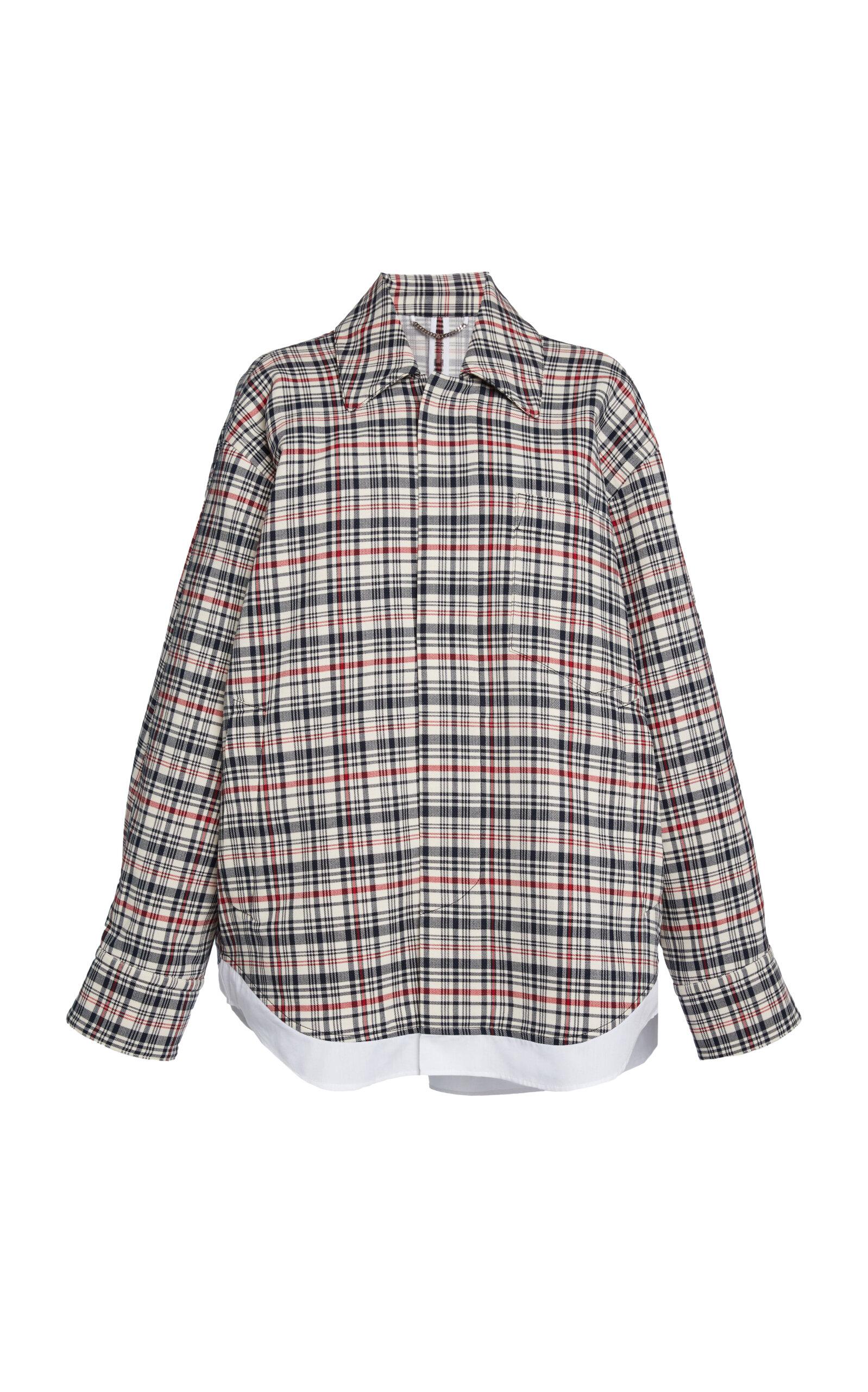 Victoria Beckham Cocoon Oversized Cotton-Wool Shirt Jacket - Moda Operandi by VICTORIA BECKHAM