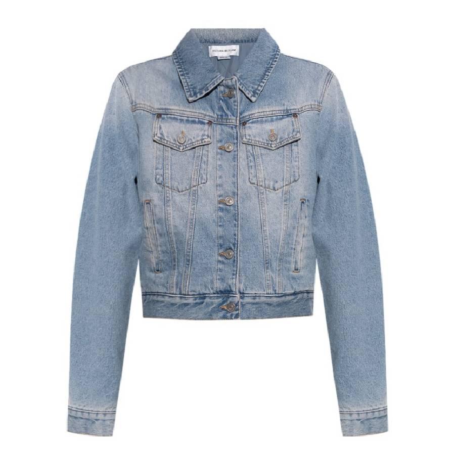 Victoria Beckham Cotton Denim Jacket by VICTORIA BECKHAM