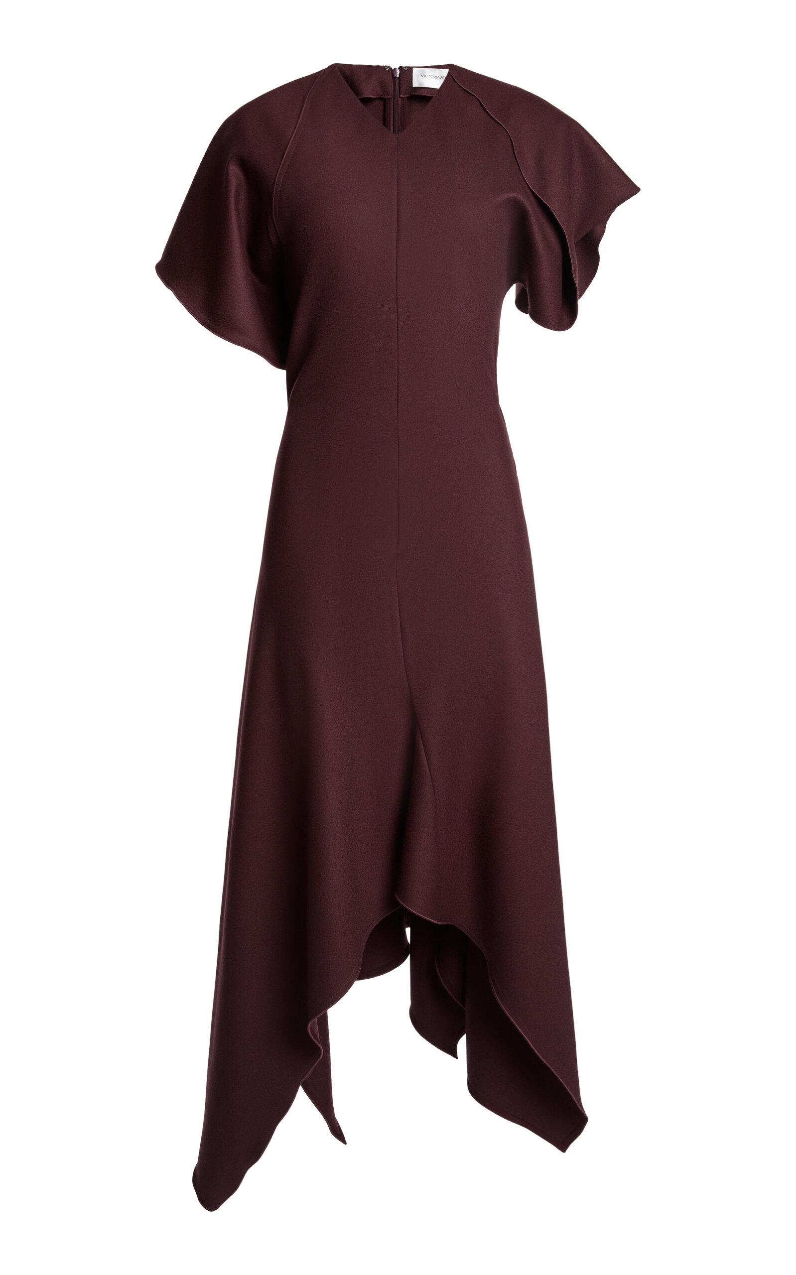 Victoria Beckham Draped Wool Midi Dress - Moda Operandi by VICTORIA BECKHAM
