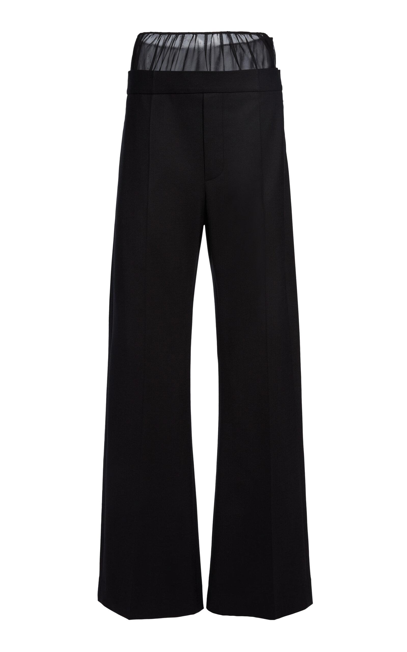 Victoria Beckham Moda Exclusive Sheer Panel Trousers - Moda Operandi by VICTORIA BECKHAM