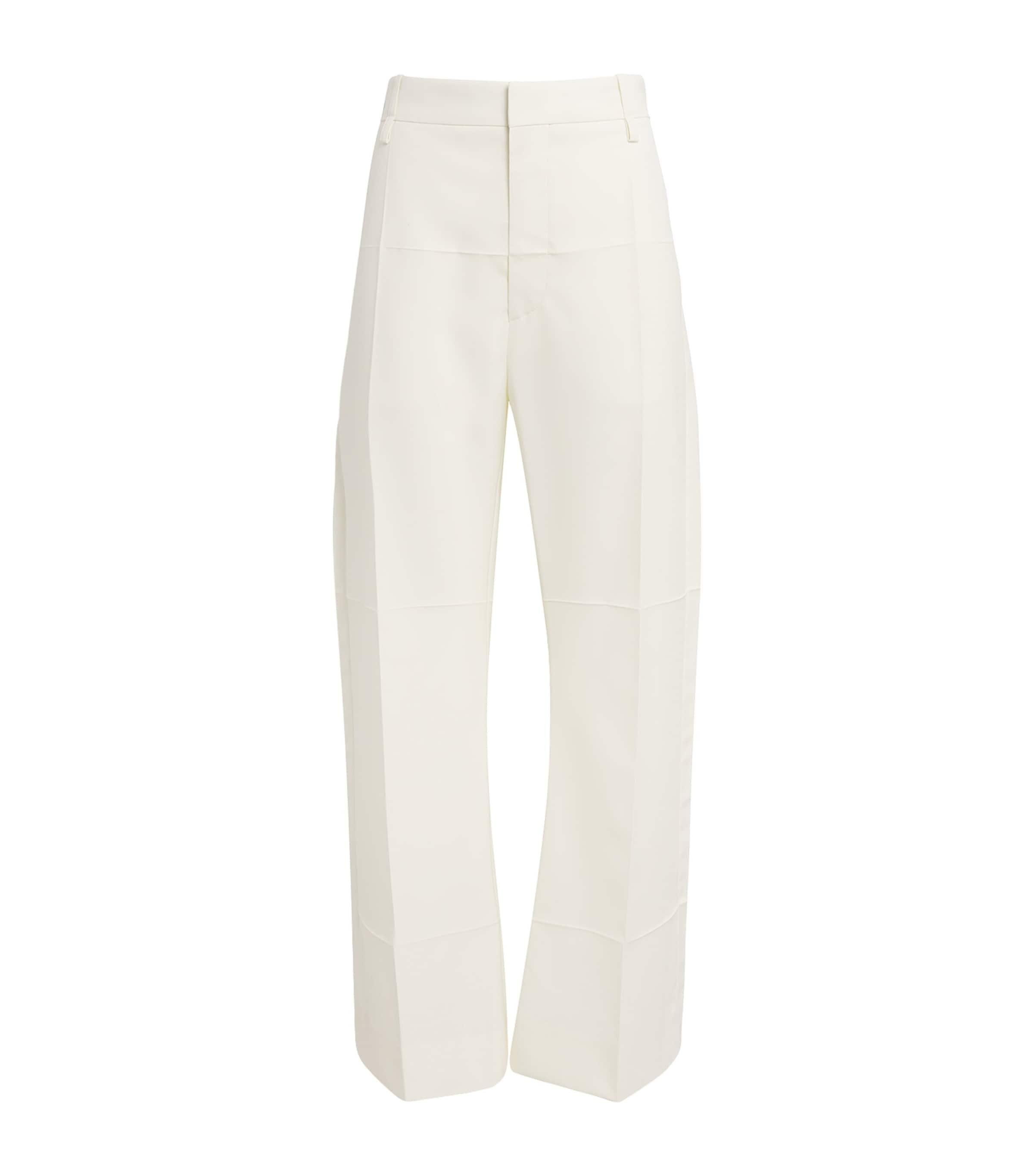 Victoria Beckham Pleated Straight Trousers by VICTORIA BECKHAM