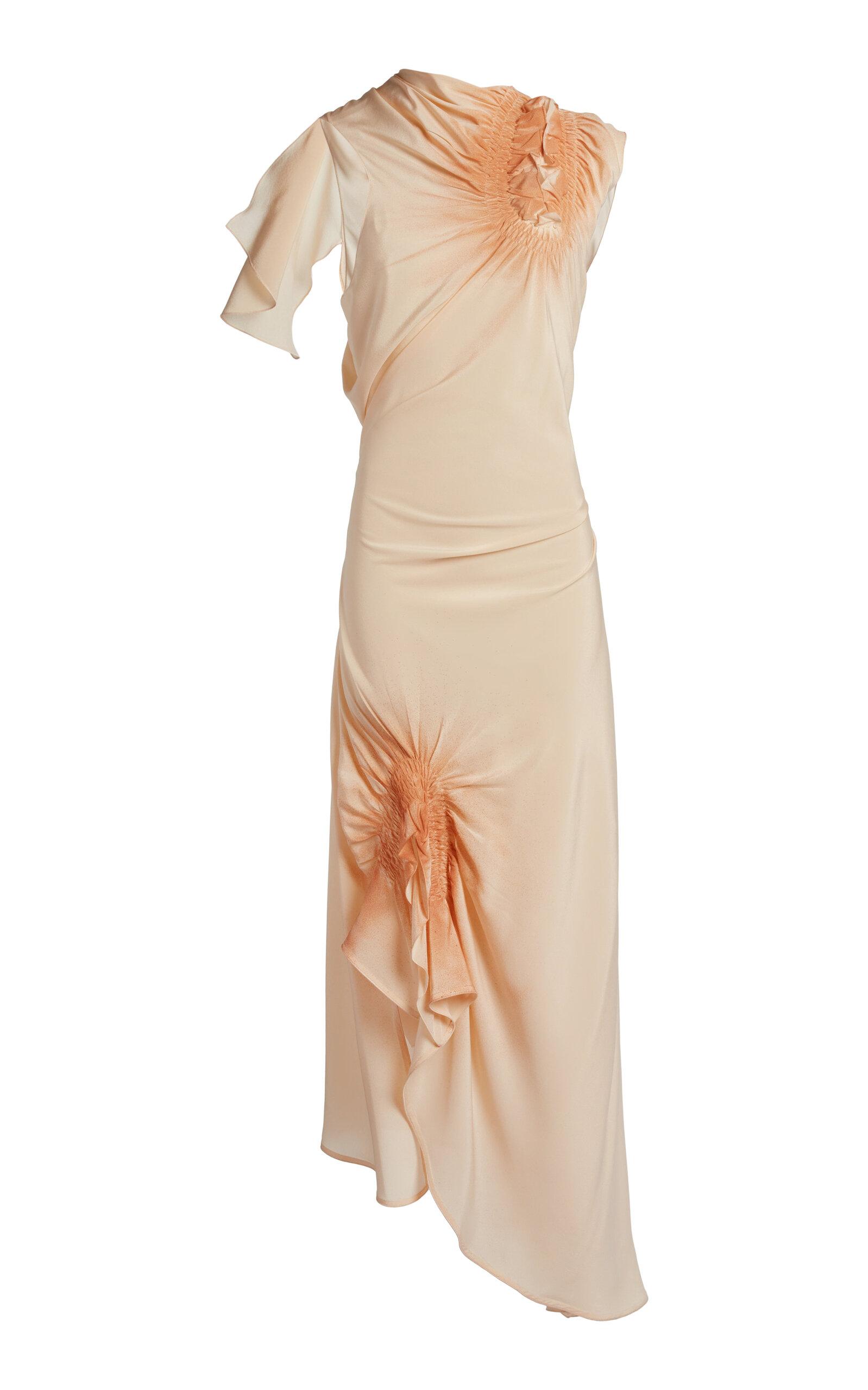 Victoria Beckham Smocked Sleeveless Silk Maxi Dress - Moda Operandi by VICTORIA BECKHAM