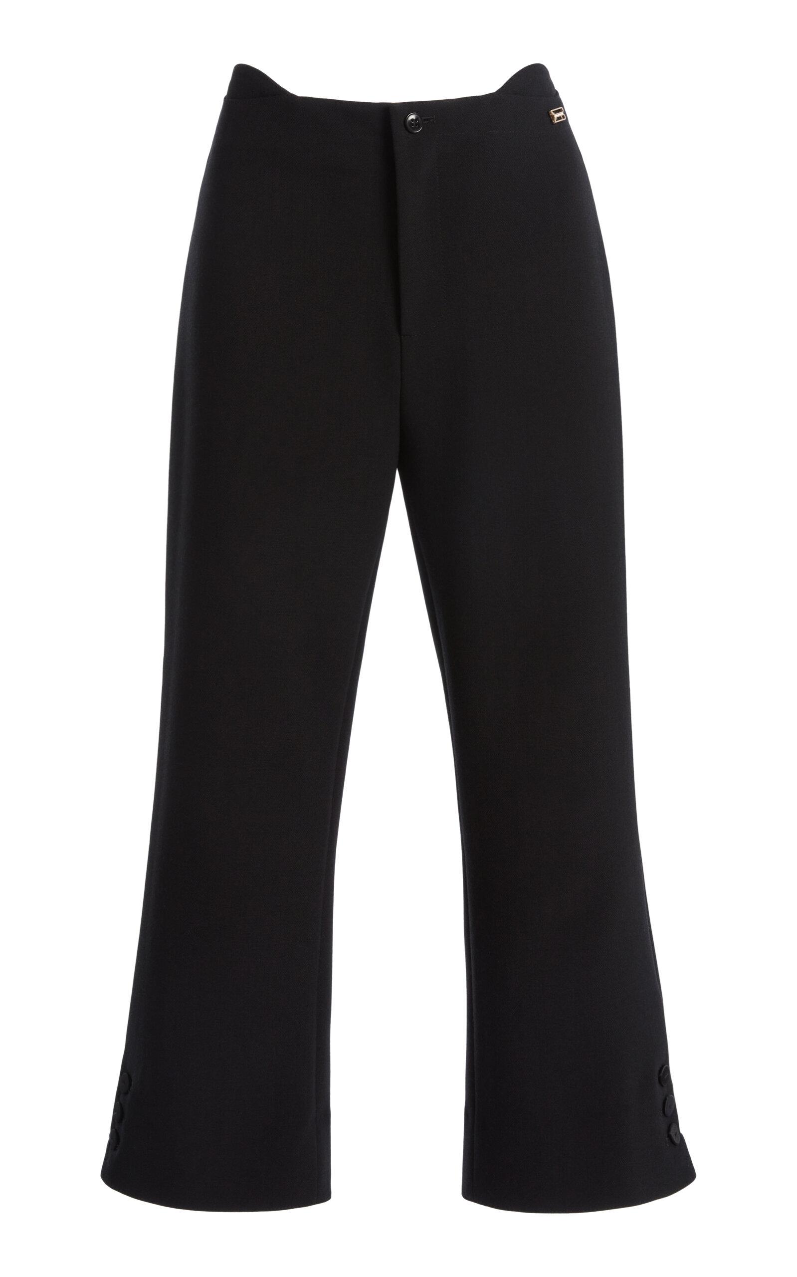 Victoria Beckham Tab-Detailed Cropped Pants - Moda Operandi by VICTORIA BECKHAM