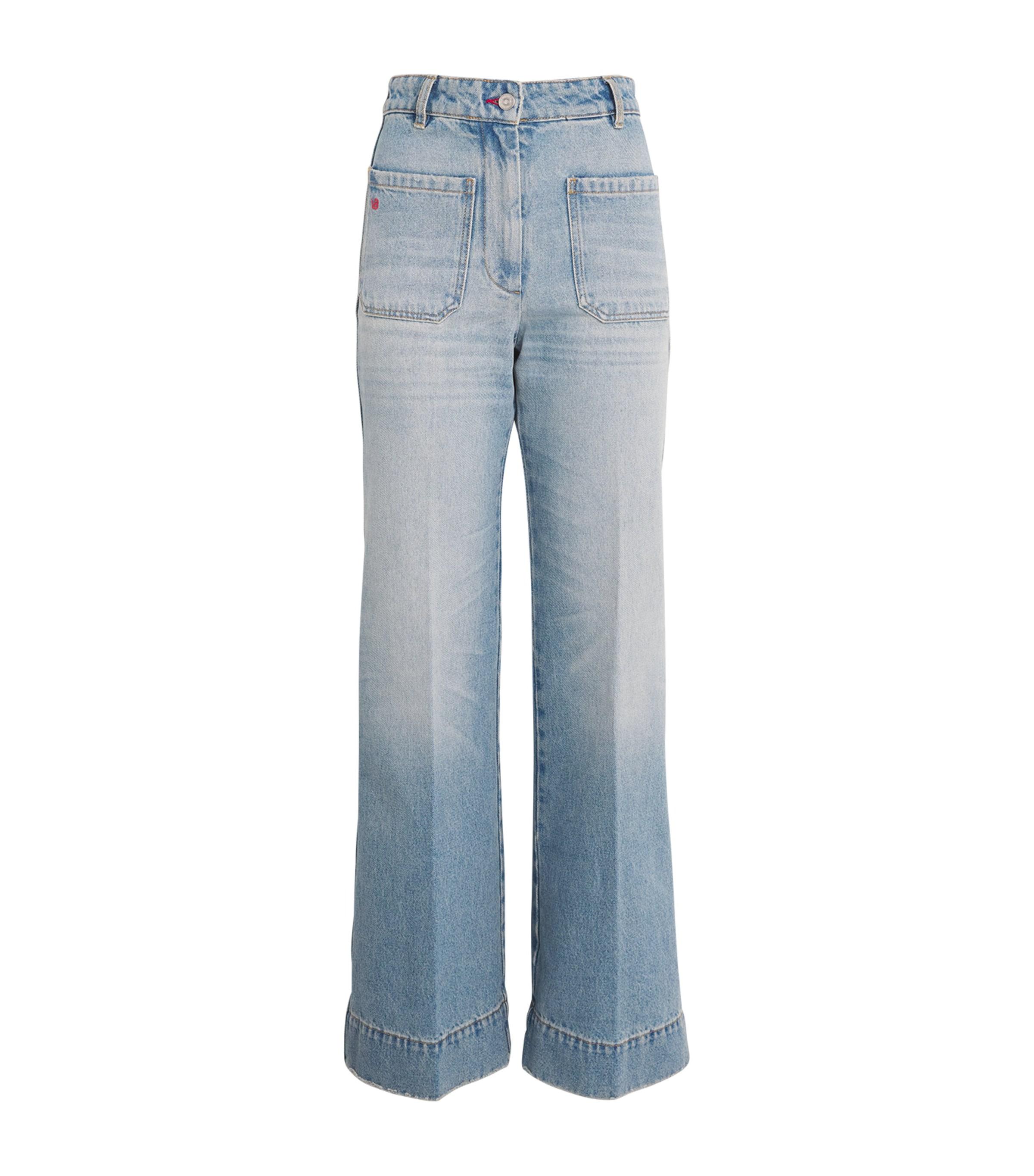 Victoria Beckham Tapered Alina Straight Jeans by VICTORIA BECKHAM