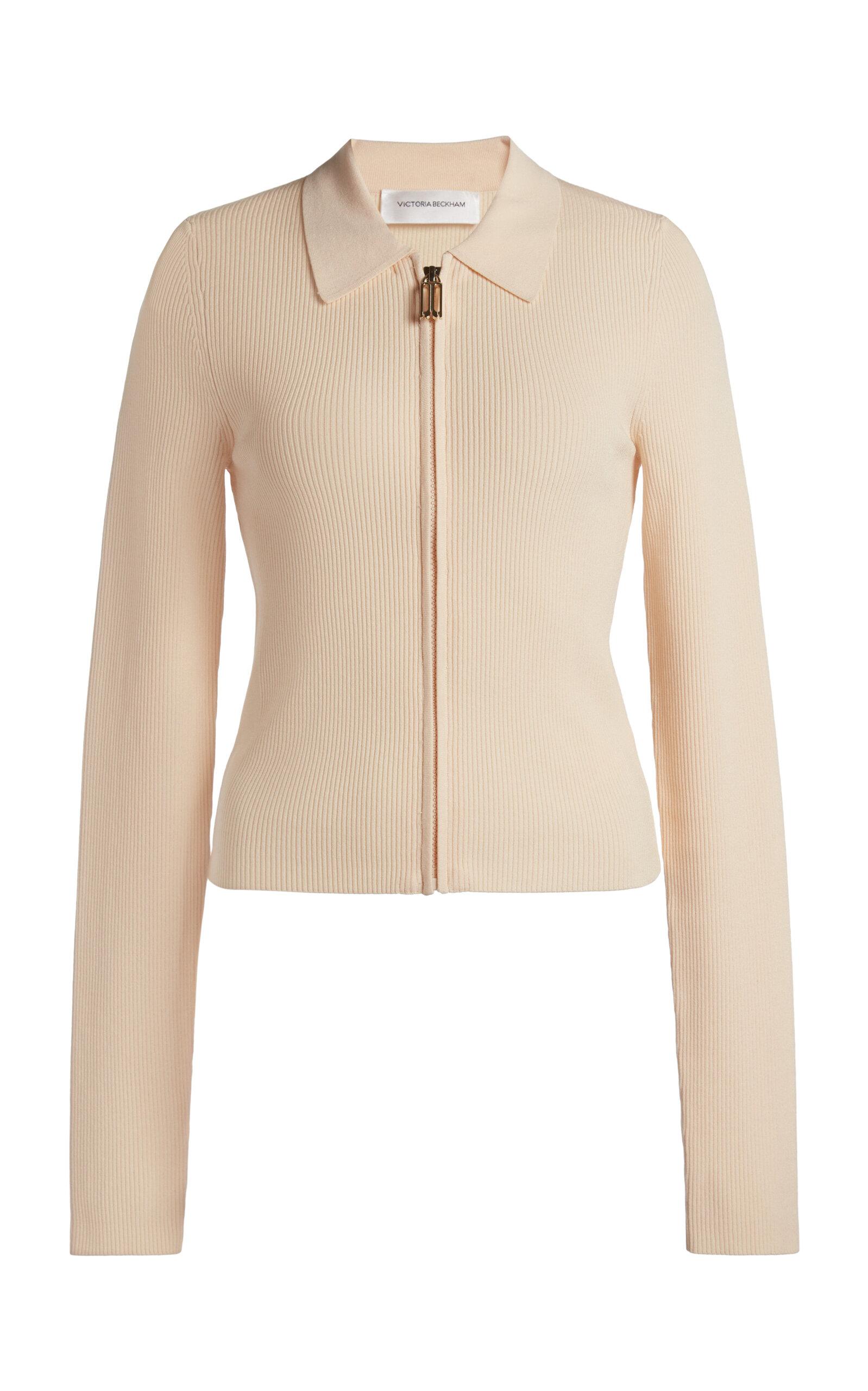 Victoria Beckham Zip-Up Polo Top - Moda Operandi by VICTORIA BECKHAM
