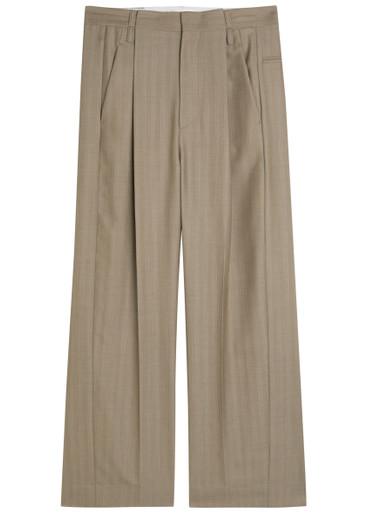 Wide-leg wool trousers by VICTORIA BECKHAM