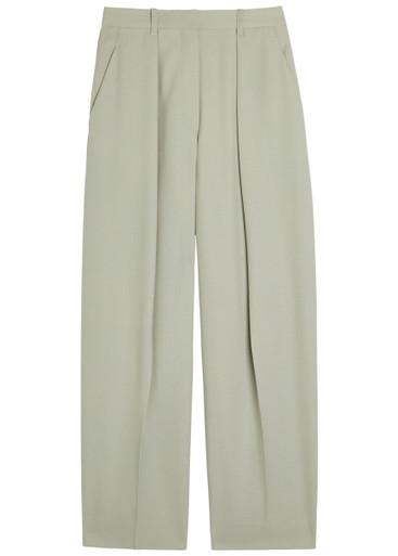 Wide-leg woven trousers by VICTORIA BECKHAM