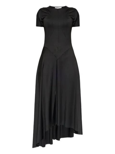 asymmetric-hem midi dress by VICTORIA BECKHAM