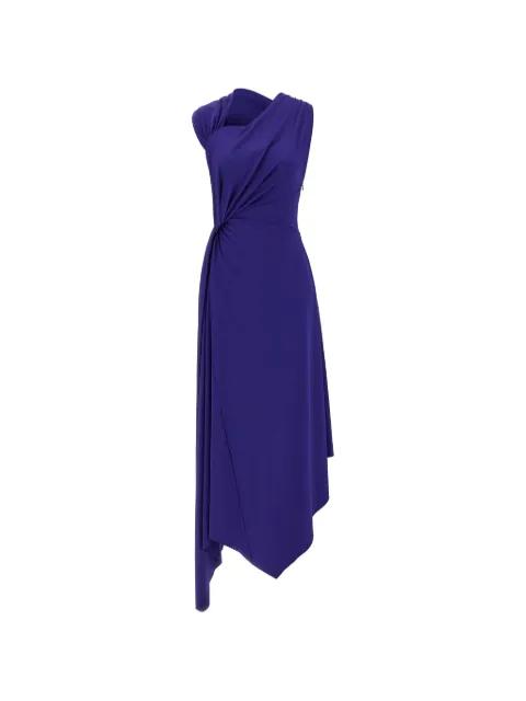 asymmetrical-necklineasymmetric dress by VICTORIA BECKHAM