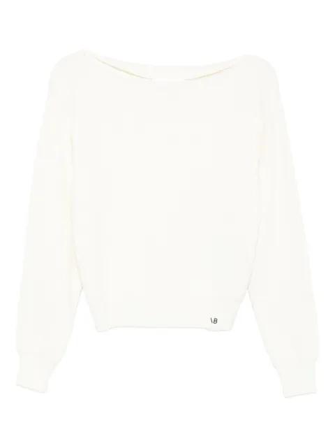 boat-neck ribbed sweater by VICTORIA BECKHAM