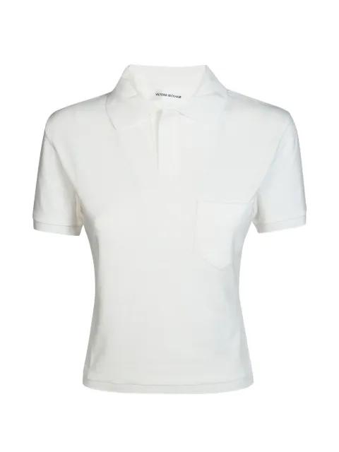 chest-pocket polo top by VICTORIA BECKHAM