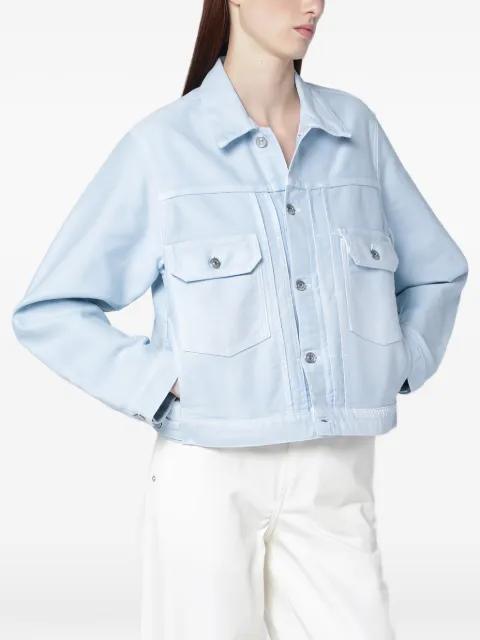 chest pocket trucker jacket by VICTORIA BECKHAM