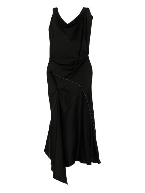 cowl-neck asymmetric dress by VICTORIA BECKHAM