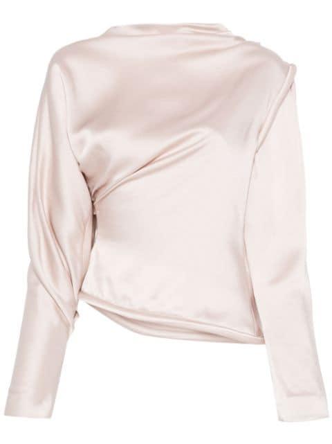 crepe satin blouse by VICTORIA BECKHAM