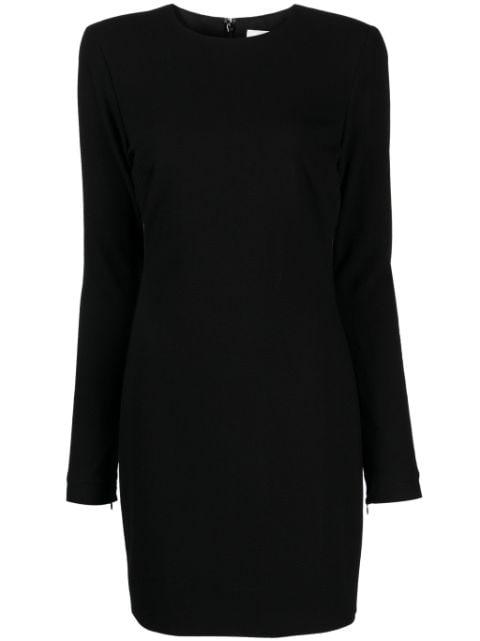 crepe virgin-wool blend minidress by VICTORIA BECKHAM