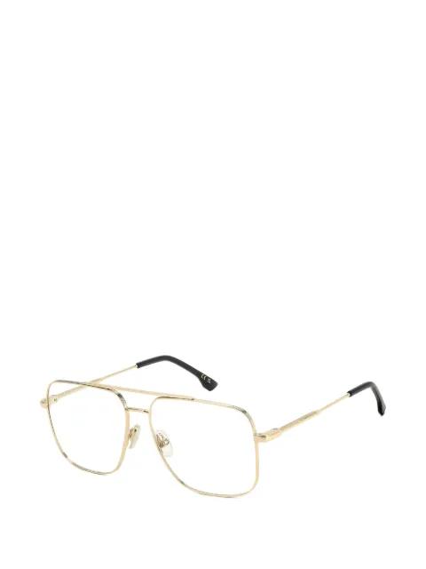 double-bridge square-frame glasses by VICTORIA BECKHAM