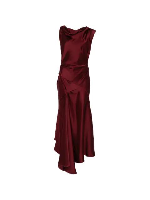 draped midi dress by VICTORIA BECKHAM