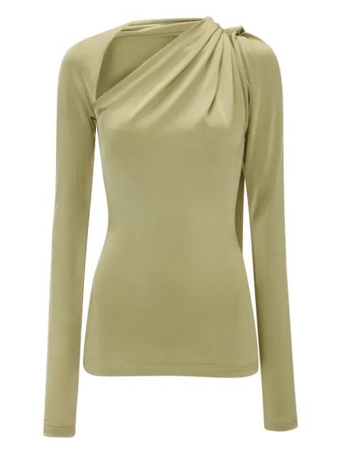 draped-neck top by VICTORIA BECKHAM
