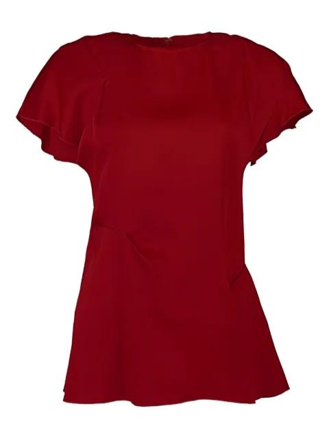 draped ruffle top by VICTORIA BECKHAM