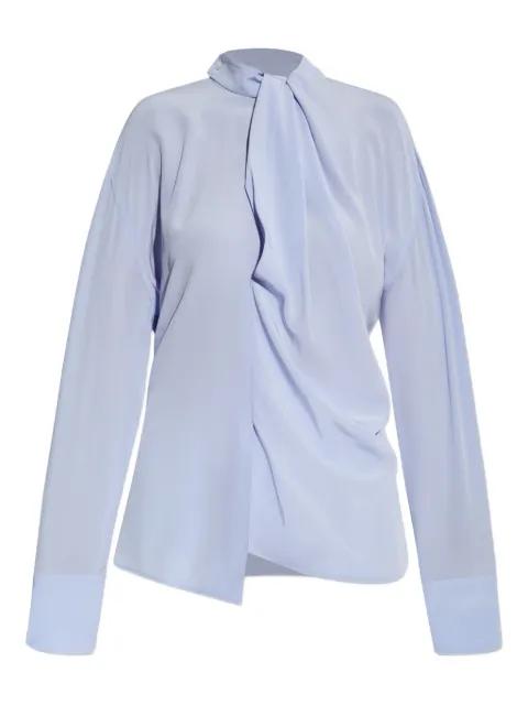 draped silk blouse by VICTORIA BECKHAM