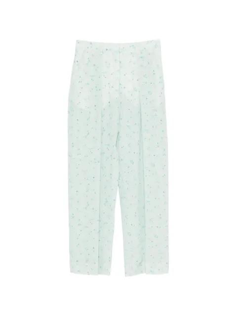 floral palazzo pants by VICTORIA BECKHAM