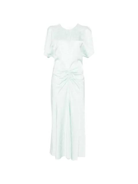 floral-pattern midi dress by VICTORIA BECKHAM