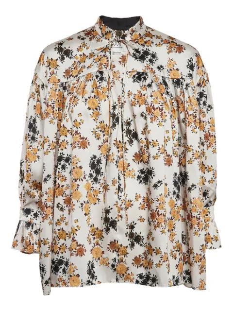 floral-print blouse by VICTORIA BECKHAM