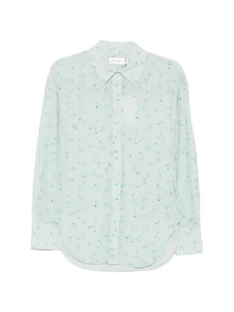 floral-print long-sleeve shirt by VICTORIA BECKHAM