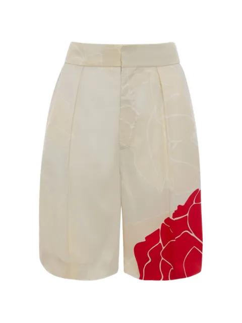 floral-print tailored shorts by VICTORIA BECKHAM