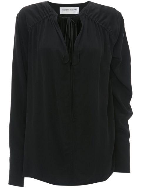 gathered-detail blouse by VICTORIA BECKHAM