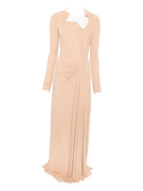 gathered-detail maxi dress by VICTORIA BECKHAM