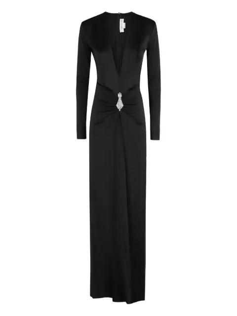 jewel-embellished V-neck maxi dress by VICTORIA BECKHAM