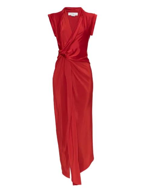 knot detail maxi dress by VICTORIA BECKHAM