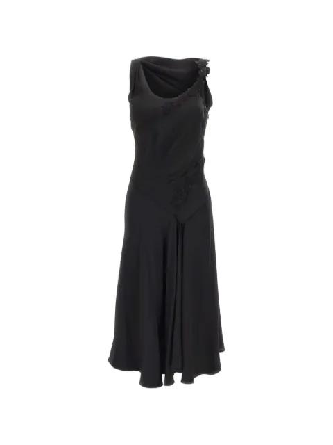 lace-trim draped dress by VICTORIA BECKHAM