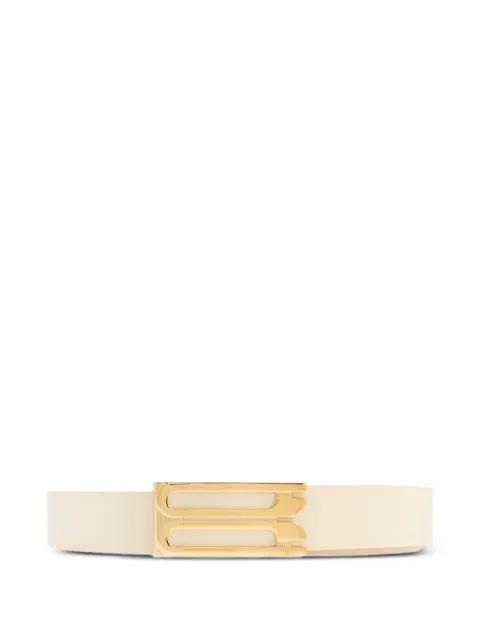 logo-buckle leather belt by VICTORIA BECKHAM