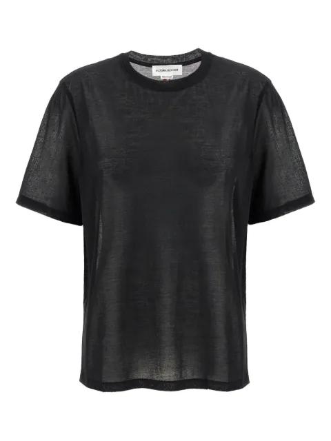 logo-embroidered T-shirt by VICTORIA BECKHAM