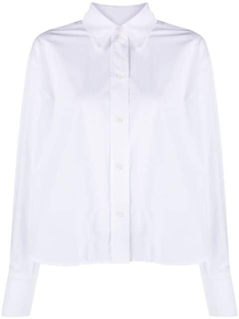 logo-embroidered poplin shirt by VICTORIA BECKHAM