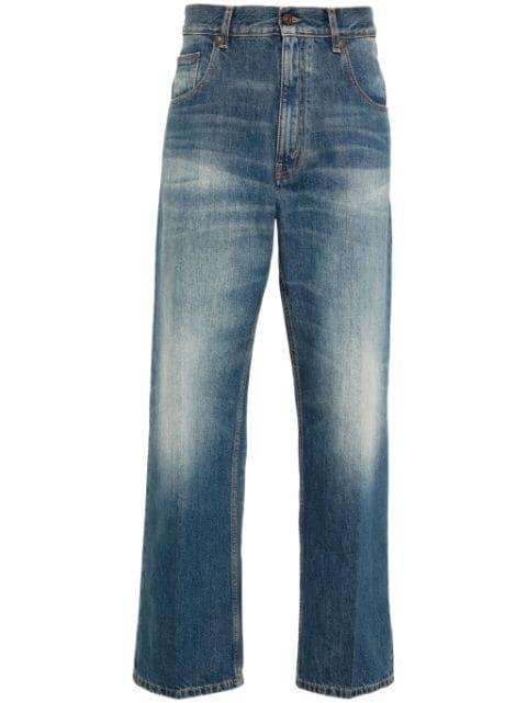 logo-patch straight jeans by VICTORIA BECKHAM