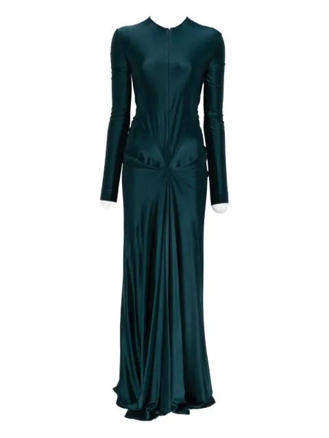 long-sleeve cut-out maxi dress by VICTORIA BECKHAM