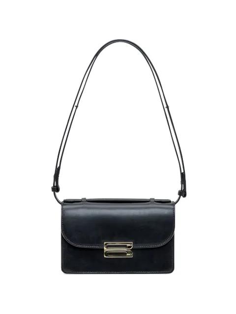 mini Dorian logo-detail leather shoulder bag by VICTORIA BECKHAM