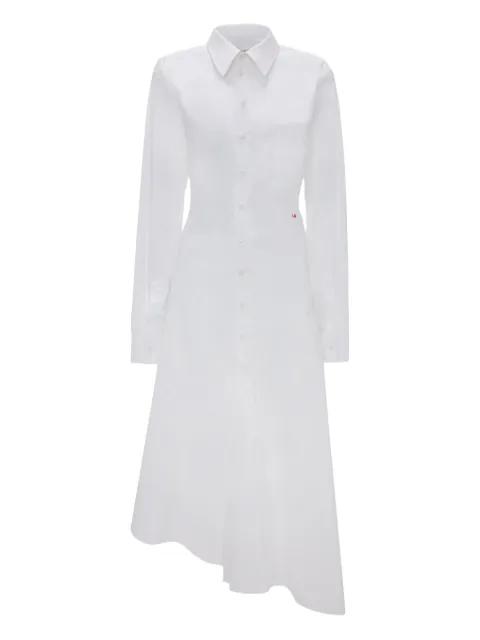 panelled asymmetrical shirt dress by VICTORIA BECKHAM