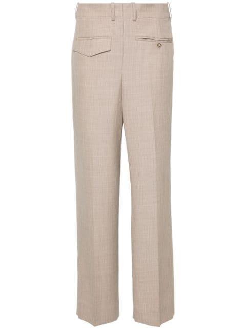 pressed-crease straight-leg trousers by VICTORIA BECKHAM
