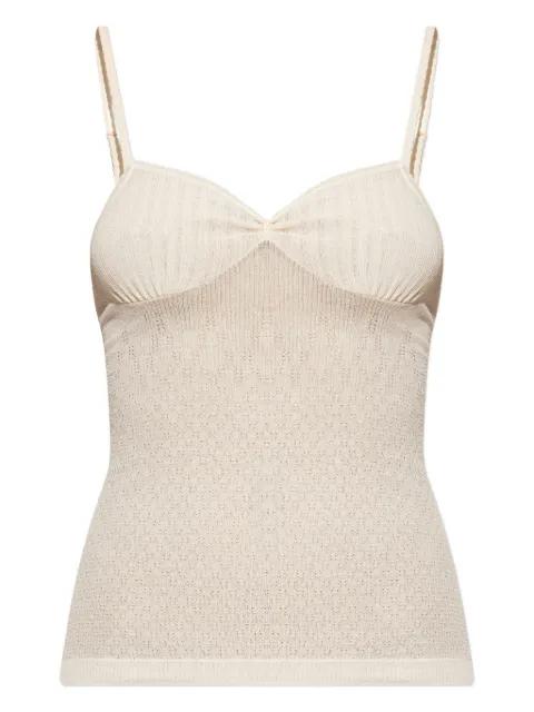 ribbed-knit tank top by VICTORIA BECKHAM