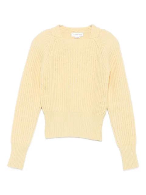 ribbed raglan-sleeve sweater by VICTORIA BECKHAM