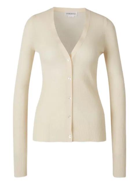 ribbed-trims V-neck cardigan by VICTORIA BECKHAM