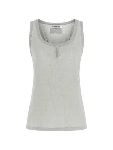 scoop-neck cut-out tank top by VICTORIA BECKHAM