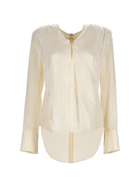 silk long-sleeve top by VICTORIA BECKHAM