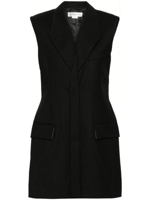 sleeveless tailored minidress by VICTORIA BECKHAM