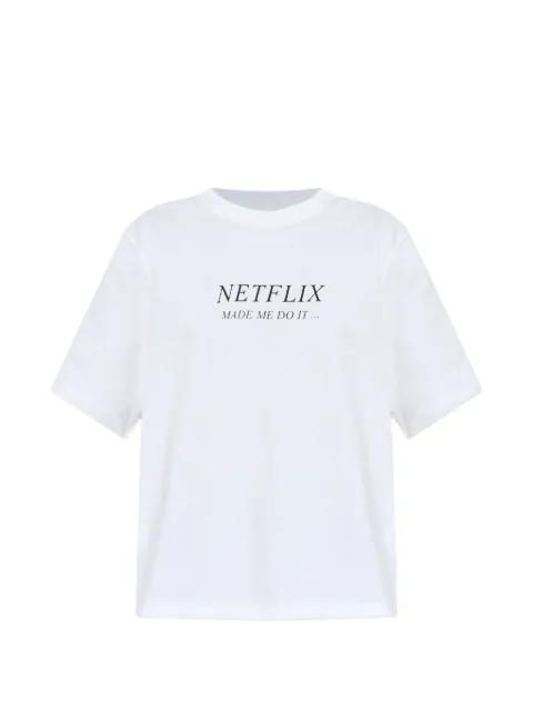 slogan-print T-shirt by VICTORIA BECKHAM
