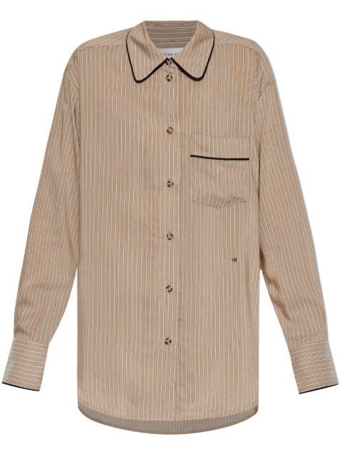 stripe pajama shirt by VICTORIA BECKHAM